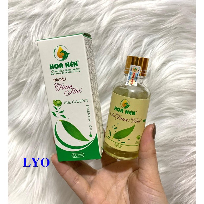 Tinh dầu tràm cao cấp Hoa Nén loại 50ml và tinh dầu tràm ngâm củ nén 50ml