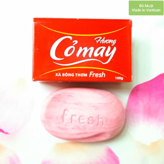 Xà phòng thơm, xà bông thơm cỏ may - 100g siêu thơm