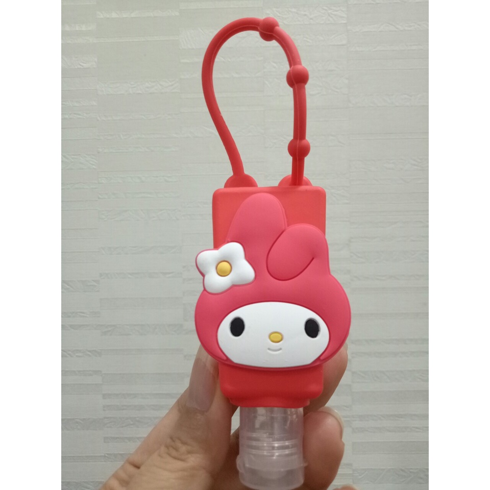 Chai Rỗng 30ml Kèm Silicon Hình Động Vật Cute Dùng Chiết Nước Rửa Tay