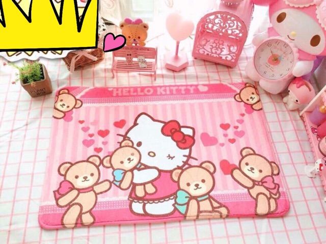 Thảm vuông Hello Kitty 40*60cm