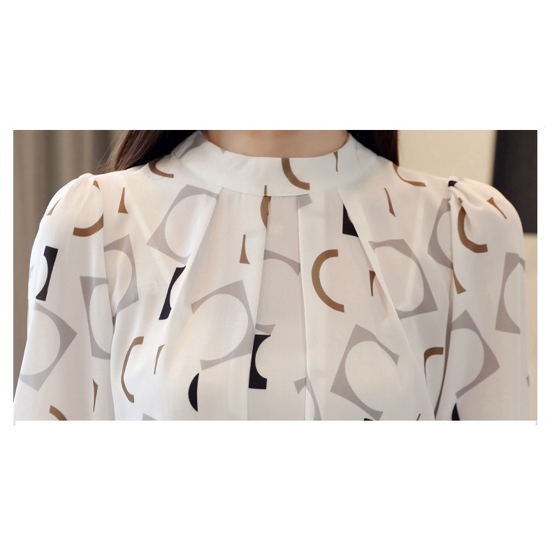 Áo kiểu chất chiffon tay lỡ phong cách Hàn Quốc thanh lịch | BigBuy360 - bigbuy360.vn