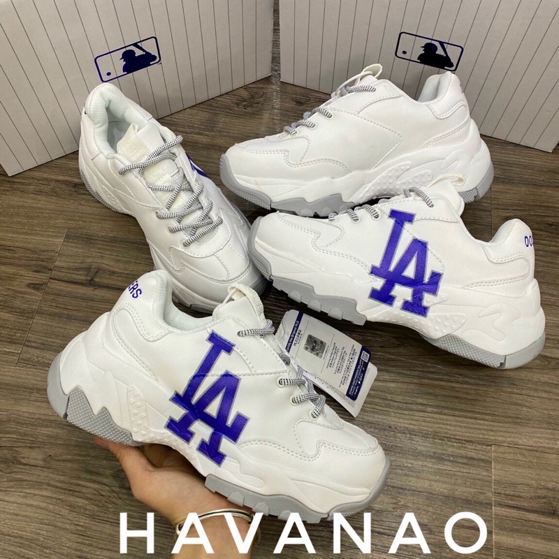 Giày mlb la ❤️Hàng 11❤️ da thật,chữ in ,đế tách  .  thể thao nam nữ sneaker cao cấp