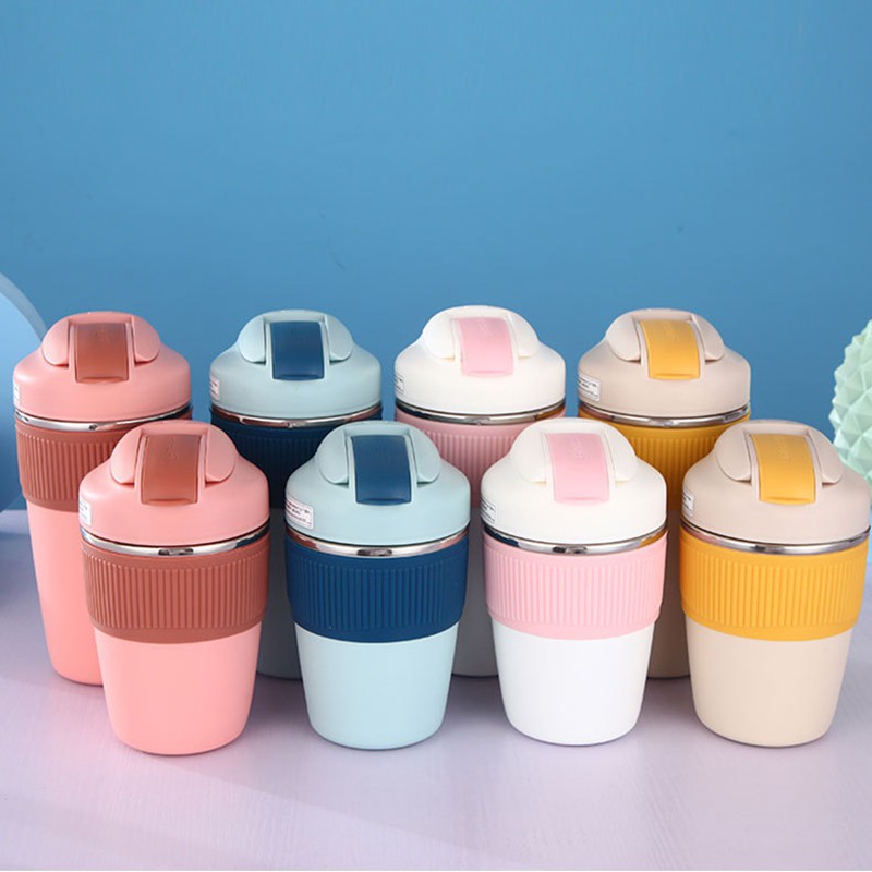 Cốc Đựng Nước Giữ Nhiệt Bằng Thép Không Gỉ Hai Lớp 350Ml/480ml Kiểu Dáng Thời Trang Dùng Khi Đi Du Lịch