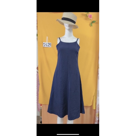 đầm dây xanh xoè xịn sang đẹp dáng dài size s-M.S429