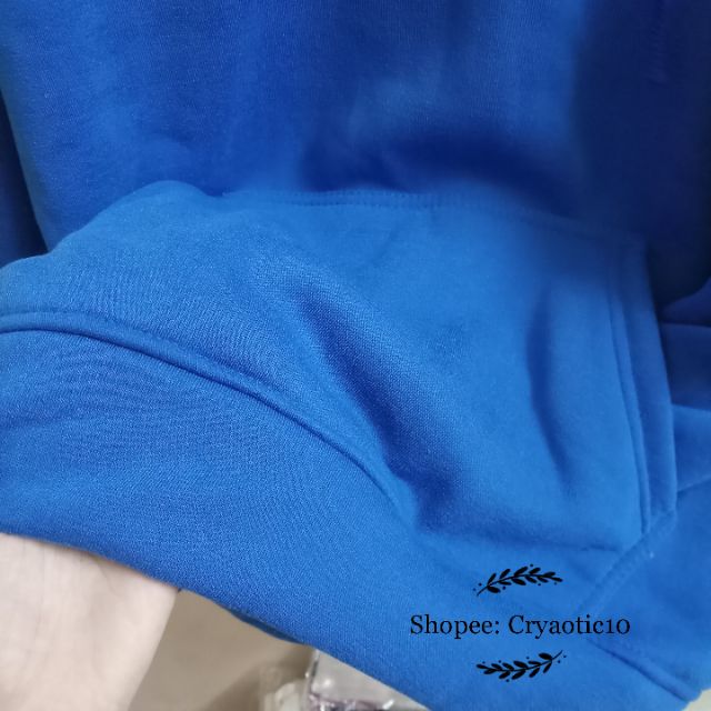 [ĐỦ SIZE - Kèm hình thật] Áo hoodie trơn nỉ dày xanh dương blue basic hoodie unisex | BigBuy360 - bigbuy360.vn