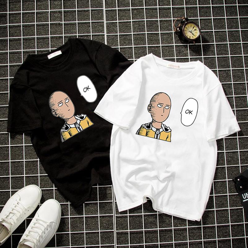 Áo thun unisex form rộng hoạt hình dễ thương vải dày mịn 2019T1426