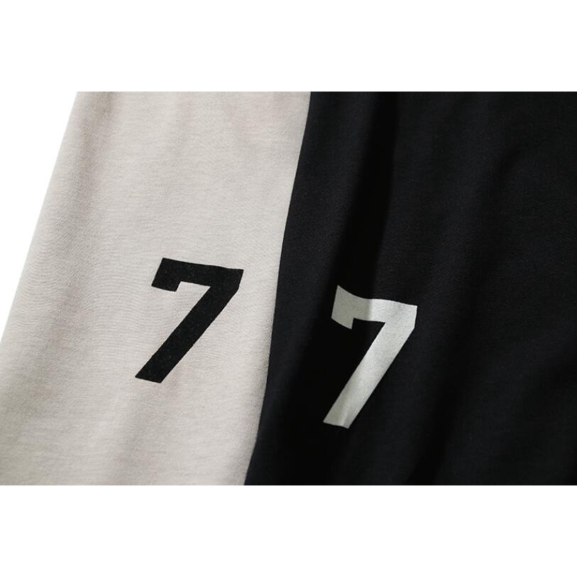 Fog Tee Áo Thun Tay Ngắn In Chữ flocked Dành Cho Cặp Đôi oversize