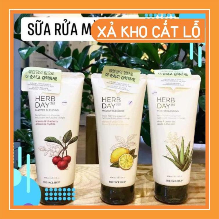 Sữa Rửa Mặt The Face Shop Herb Day 365 Cleansing Foam