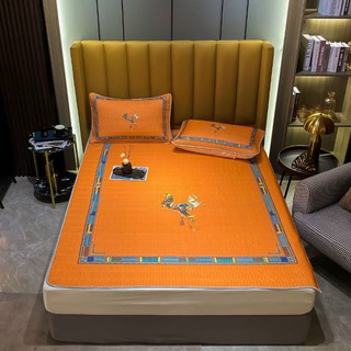 Bộ Chiếu lụa 5D kèm 2 vỏ gối, sẵn hàng đủ size