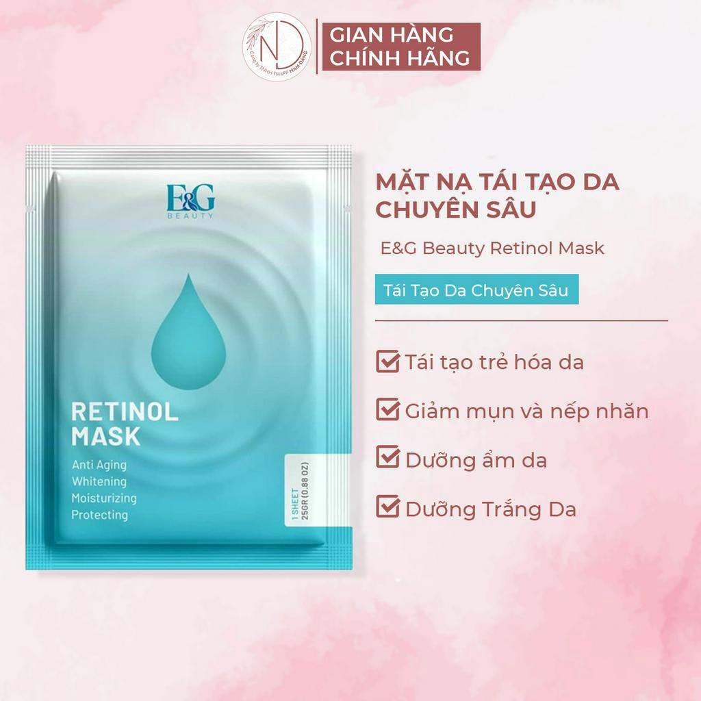 Mặt nạ tái tạo da chuyên sâu E&G Beauty Retinol Mask