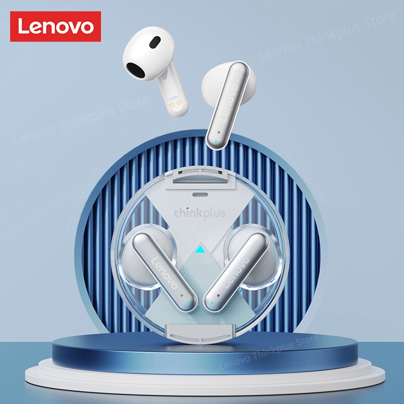 Tai nghe bluetooth Lenovo lp10 không dây với âm thanh kép bass giúp giảm tiếng ồn không thấm nước với micro 5.2