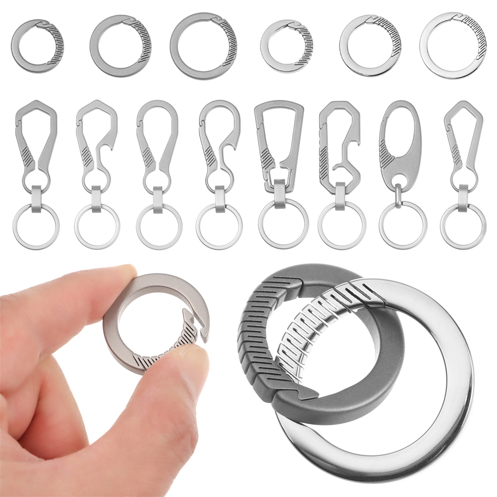 Móc khóa bằng hợp kim titan siêu nhẹ cao cấp