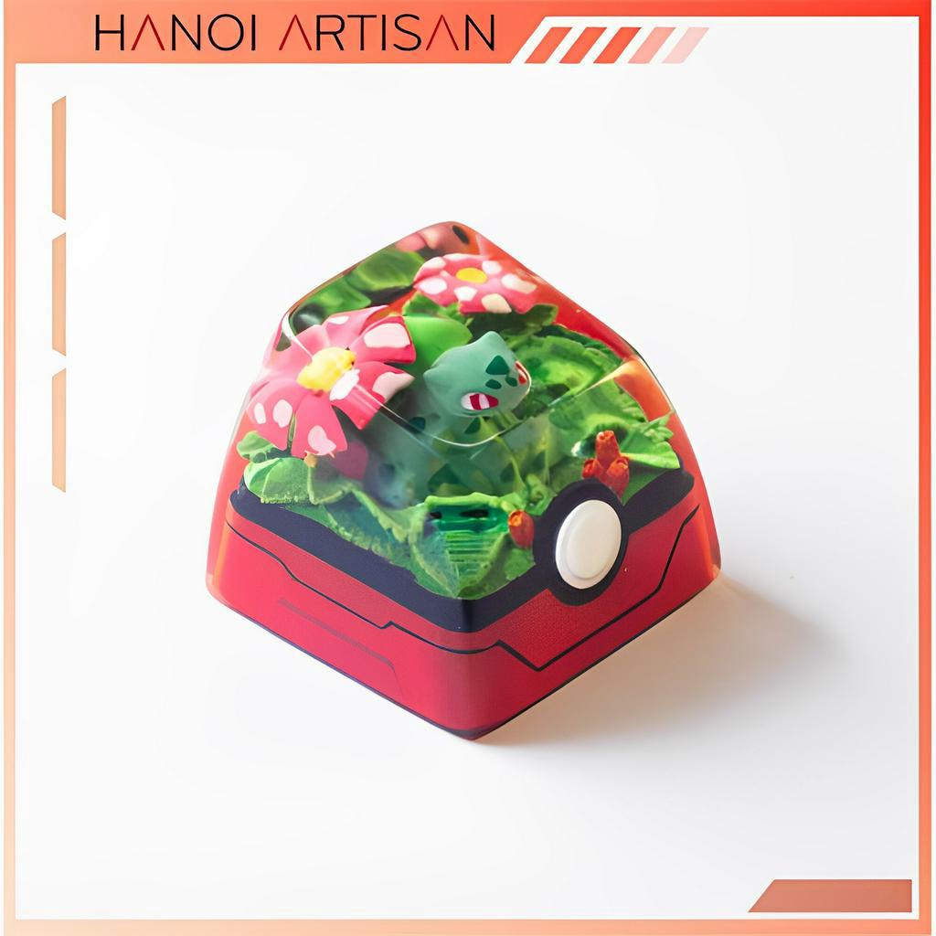 Nút bàn phím cơ . keycap resin artisan pokemon