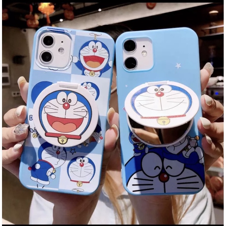 Ốp gương iphone Doraemon 6/6s/6pl/6splus/7/7plus/8/8plus/x/xs/xsmax/11/11promax/12/12promax