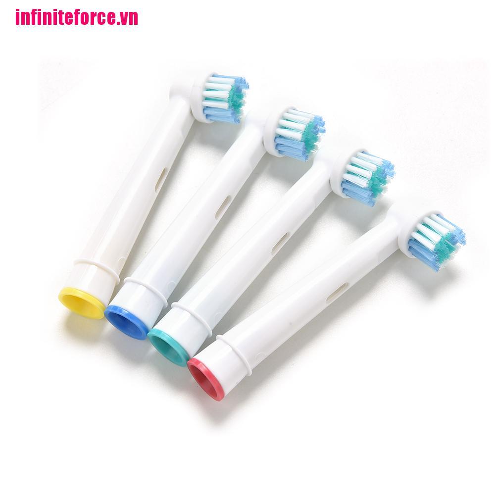Bộ 4 Đầu Bàn Chải Đánh Răng Eb17-4 Thay Thế Cho Braun Oral B