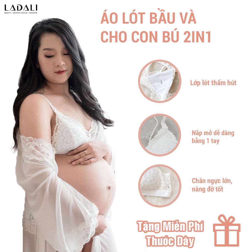 Áo Lót Bầu Cho Con Bú Ladali Đồ Lót Bầu Sau Sinh Mở Nắp Tiện Lợi Hàng Thiết Kế Cao Cấp