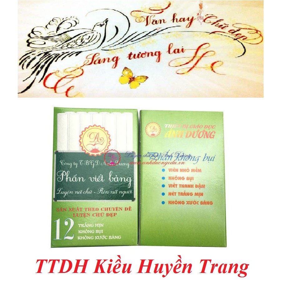 Phấn trắng thanh đậm