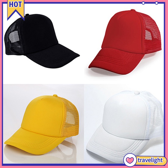 [Travelight] Mũ Lưỡi Trai Phối Lưới Có Thể Điều Chỉnh Kích Cỡ Thời Trang Unisex