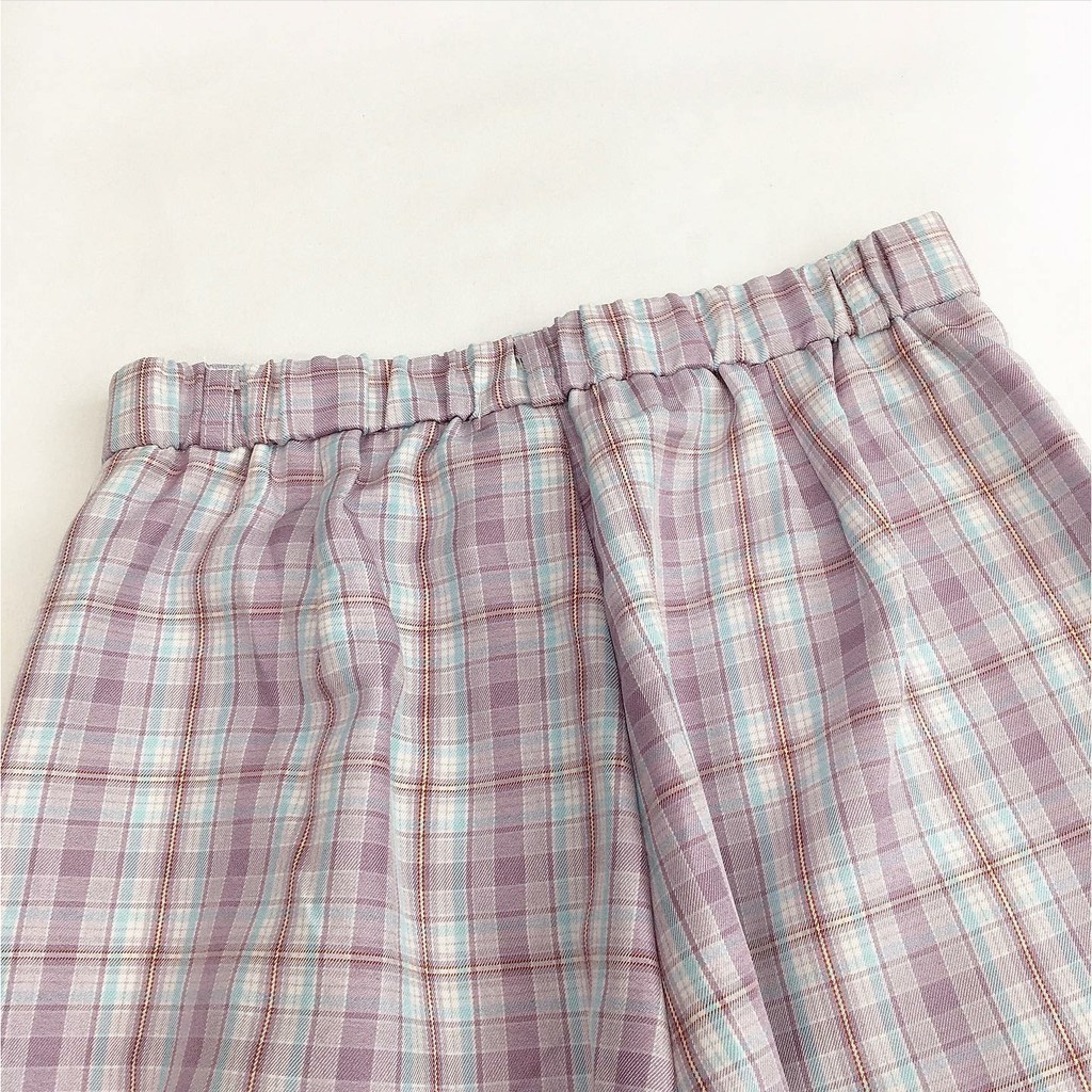 Quần Kẻ Caro Dáng Rộng CELE Lưng Tây Phối Chun Ulzzang Unisex (3 Màu) | BigBuy360 - bigbuy360.vn