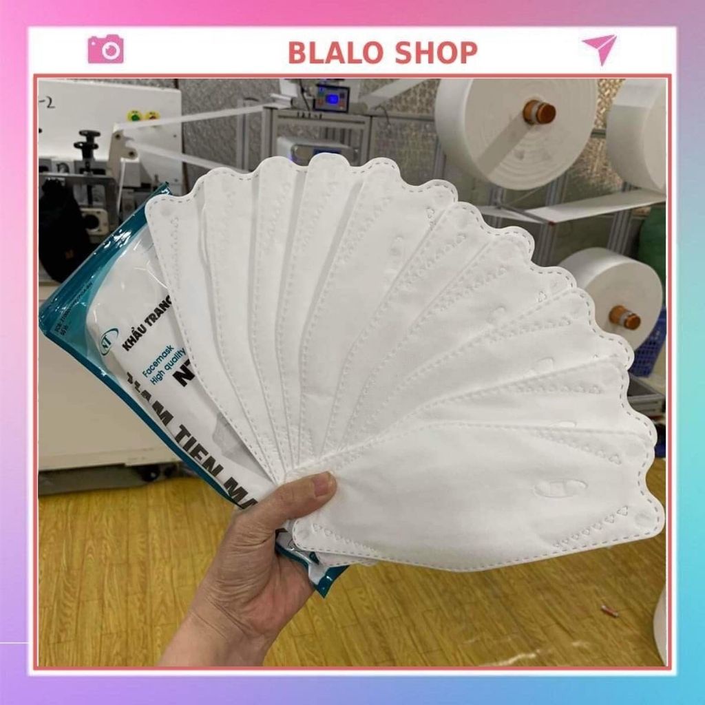 Set 10 cái khẩu trang KF94 4 lớp chống bụi mịn kháng khuẩn cao cấp