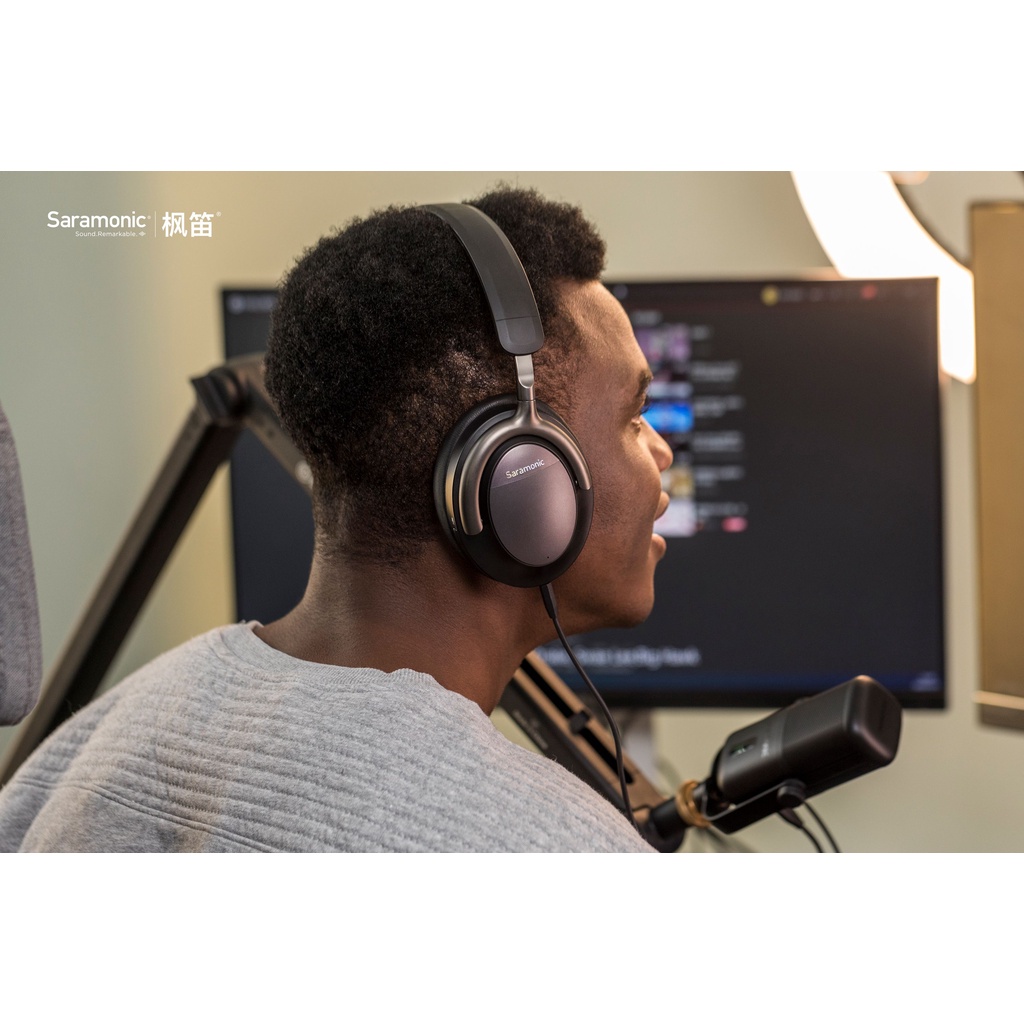 Tai nghe bluetooth ANC chống ồn,chụp tai Saramonic BH900 - Bảo hành 6 tháng chính hãng