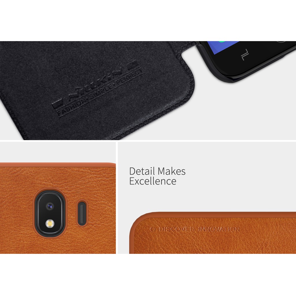 Bao da SamSung Galaxy J4+ Plus chính hãng Nillkin QIN | BigBuy360 - bigbuy360.vn