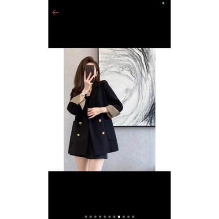 Áo vest basic chạy phối kẻ