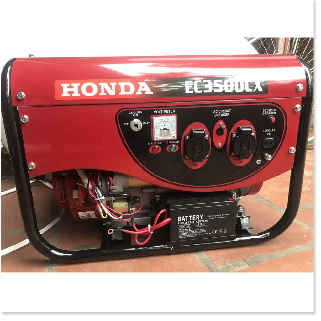 Máy phát điện Honda SH 3500 công suất 3kw giá rẻ(chạy xăng, điện đề) -Bảo hành : 12Tháng Và Bảo trì vĩnh viễn