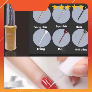 [HÀNG CHÍNH HÃNG] chai gel vẽ cọ nét huaxi VẼ MÓNG NAILS SƠN GEL