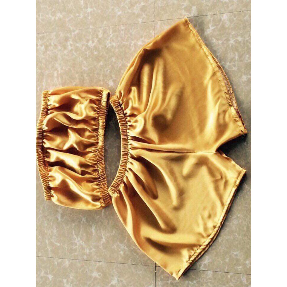 Bộ đồ mặc tắm trắng, giảm béo cho spa, thẩm mỹ viện màu ngẫu nhiên