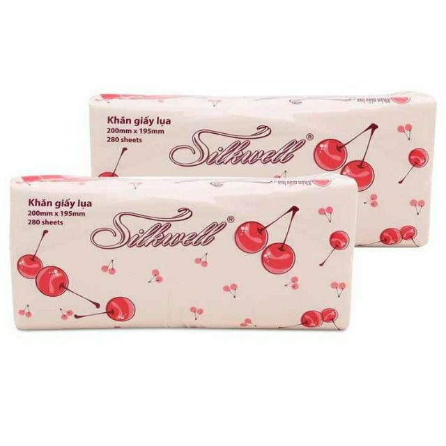 Combo 2 gói giấy rút lụa Silkwell 280 tờ x 2 lớp