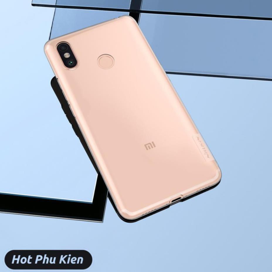 Ốp lưng dẻo Xiaomi Mi Max 3 Nillkin mỏng 0.6 mm (tặng kèm Túi chống nước cao cấp IPx8) - Phân phối HotPhuKien