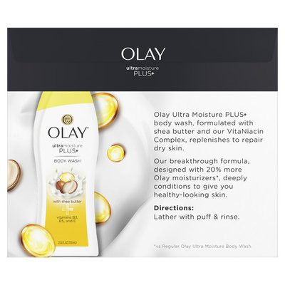 sữa tắm olay ultra moisture Plus with shea butter vitamins B3, B5 &amp; E - 700ml