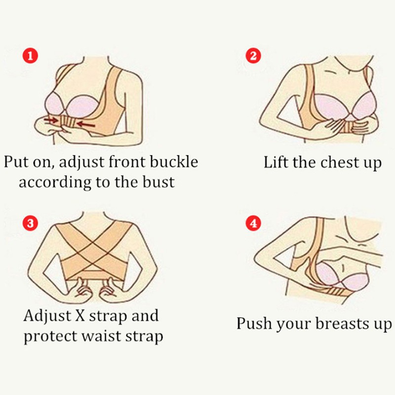 [Hàng mới về] Dây đai đeo ngực định hình cơ thể thon gọn tiện lợi