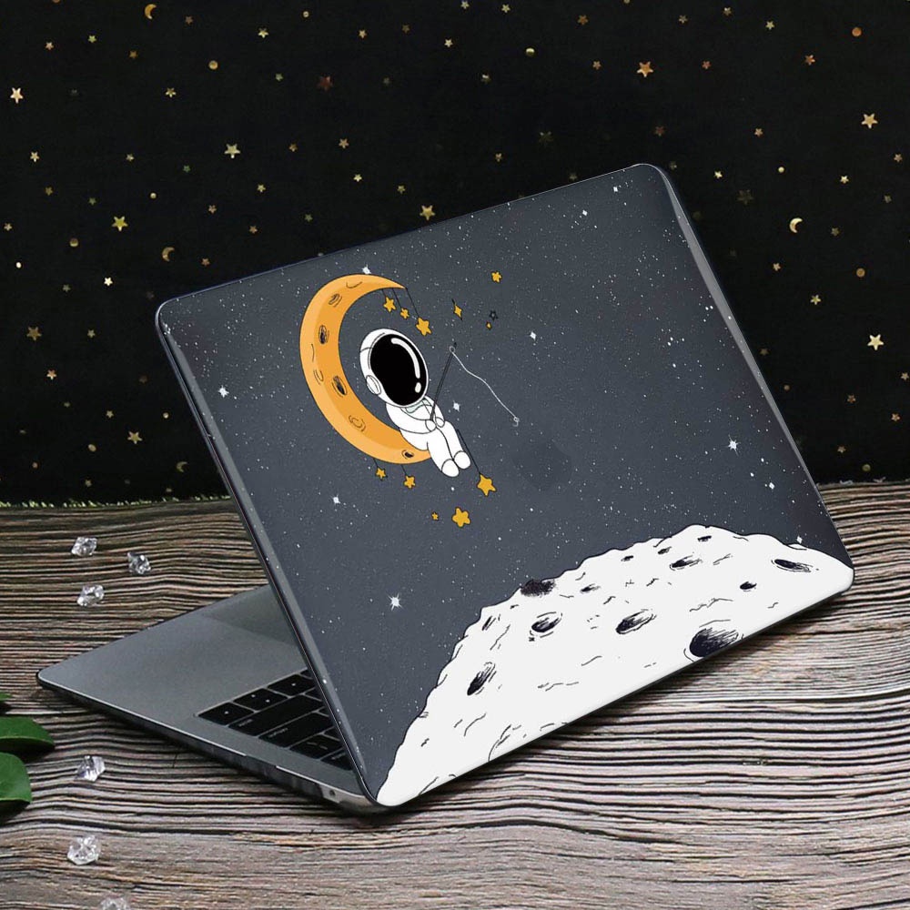 Ốp Điện Thoại Họa Tiết Phi Hành Gia Lấp Lánh Cho MacBook Air 13 inch 2020 M1 a2337 a2179 a1932 Mac Pro 14 inch 2021 a2442 Pro 13 a2289 a2338 2021