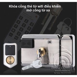KHÓA CỔNG XOAY THẺ TỪ WIFI SHP-IDL3