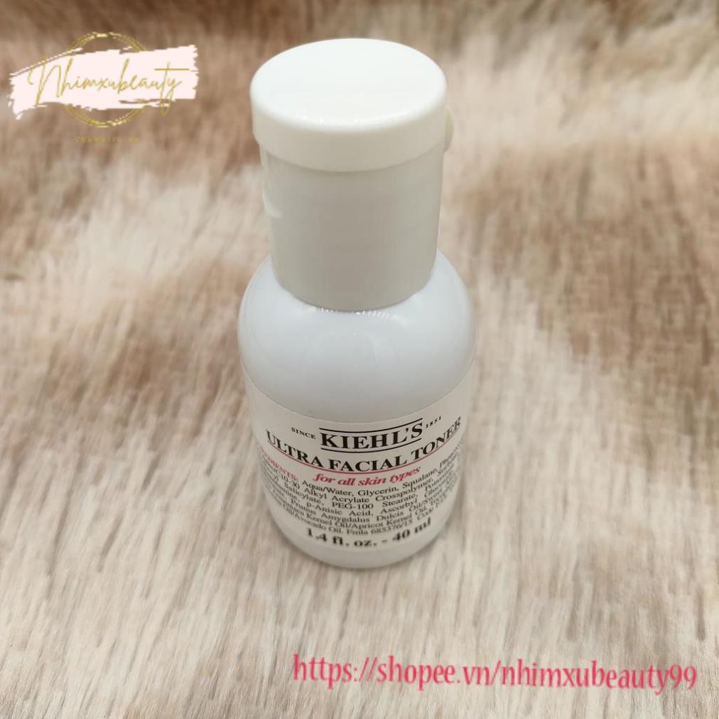 Toner cấp ẩm chuyên sâu Kiehls ultra facial mini 40ml