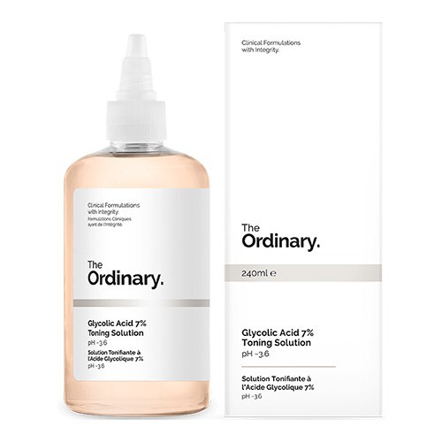 [Rẻ vô địch] Nước hoa hồng (toner) The Ordinary Glycolic Acid 7% Toning Solution pH~3.6 ( 240mL )