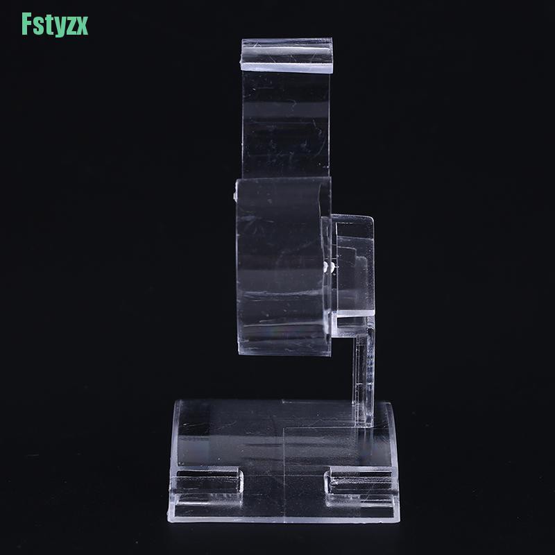 fstyzx clear plastic wrist watch display rack holder sale show case stand tool