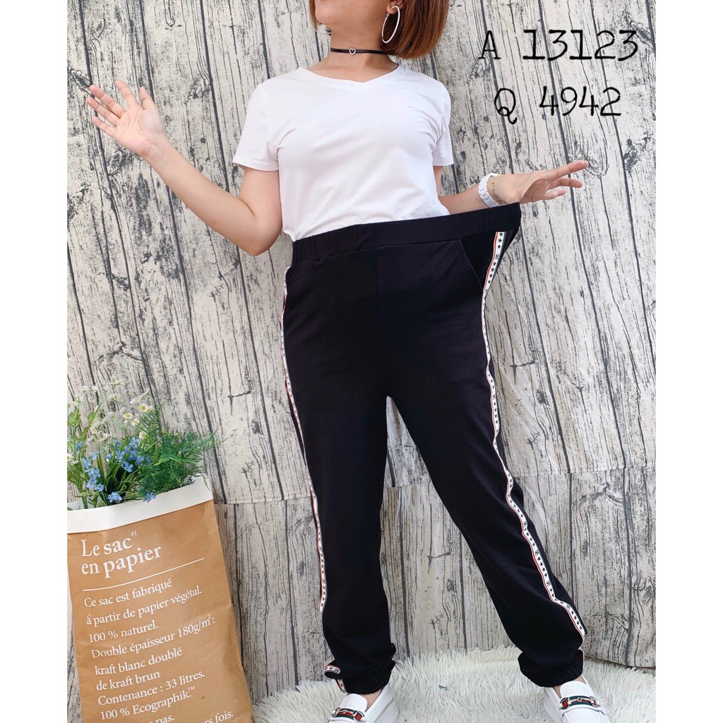 4942 Quần Thể Thao BIG SIZE Pó cổ chân viền NY