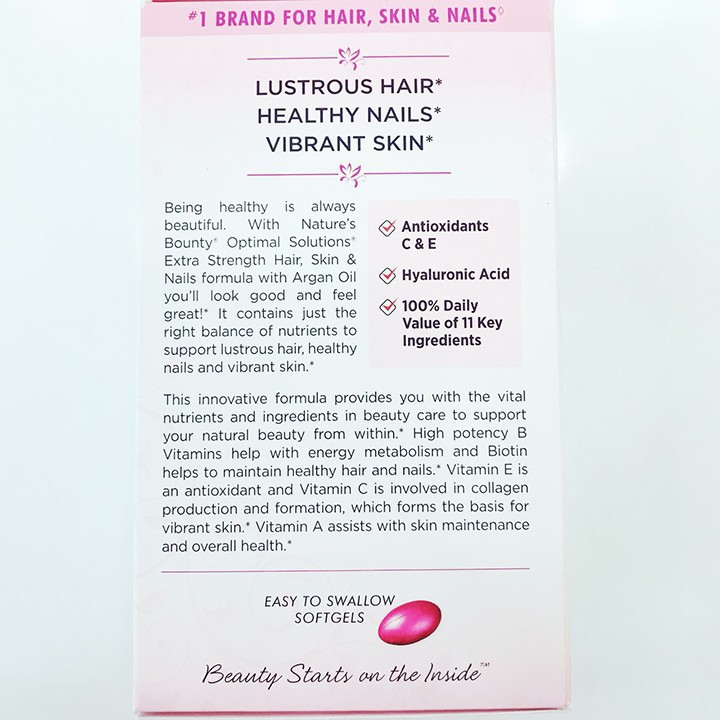 [250 Viên] Viên Uống Đẹp Da, Tóc, Móng Hair Skin Nail 250 Viên | BigBuy360 - bigbuy360.vn