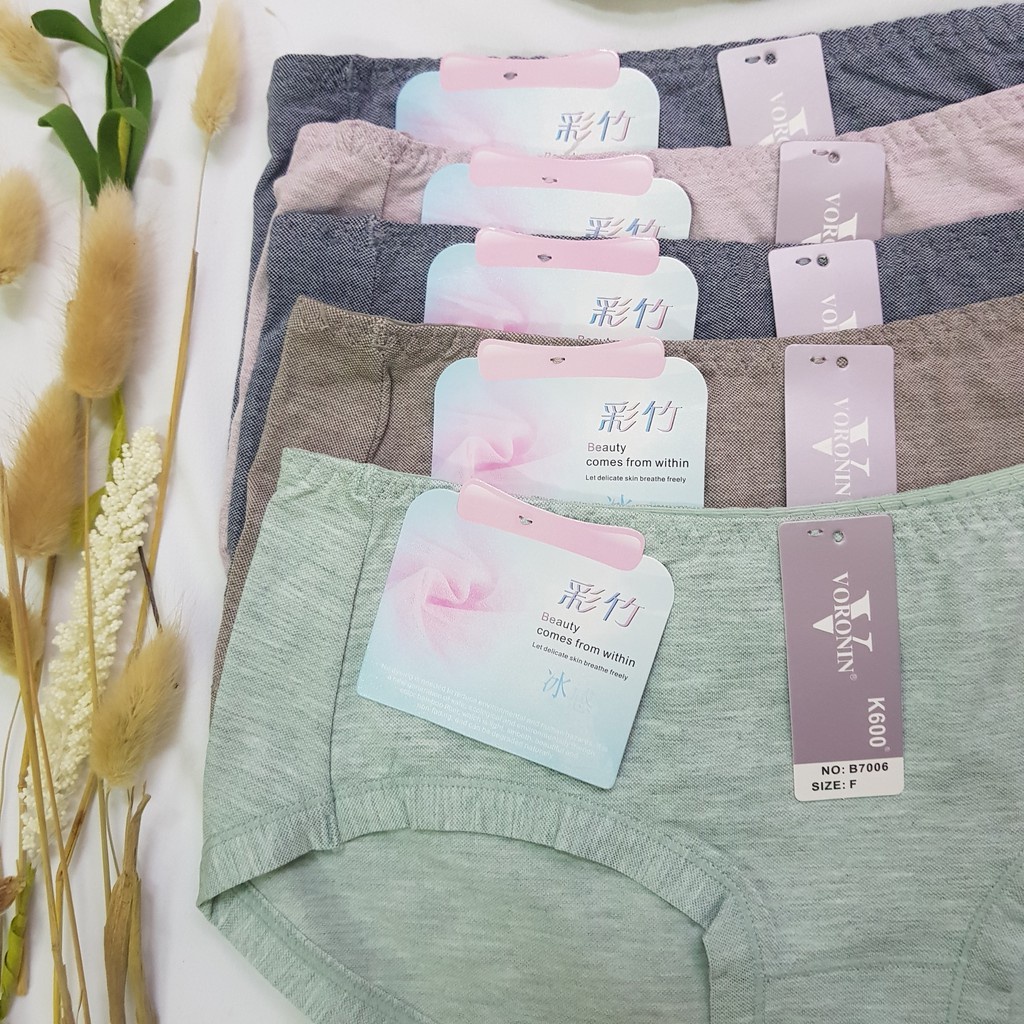 [CHÍNH HÃNG][FREESHIP] Quần lót nữ chip cotton lạnh dễ thương mềm mịn co giãn 4 chiều thoáng mát thấm hút mồ hôi QQC7006