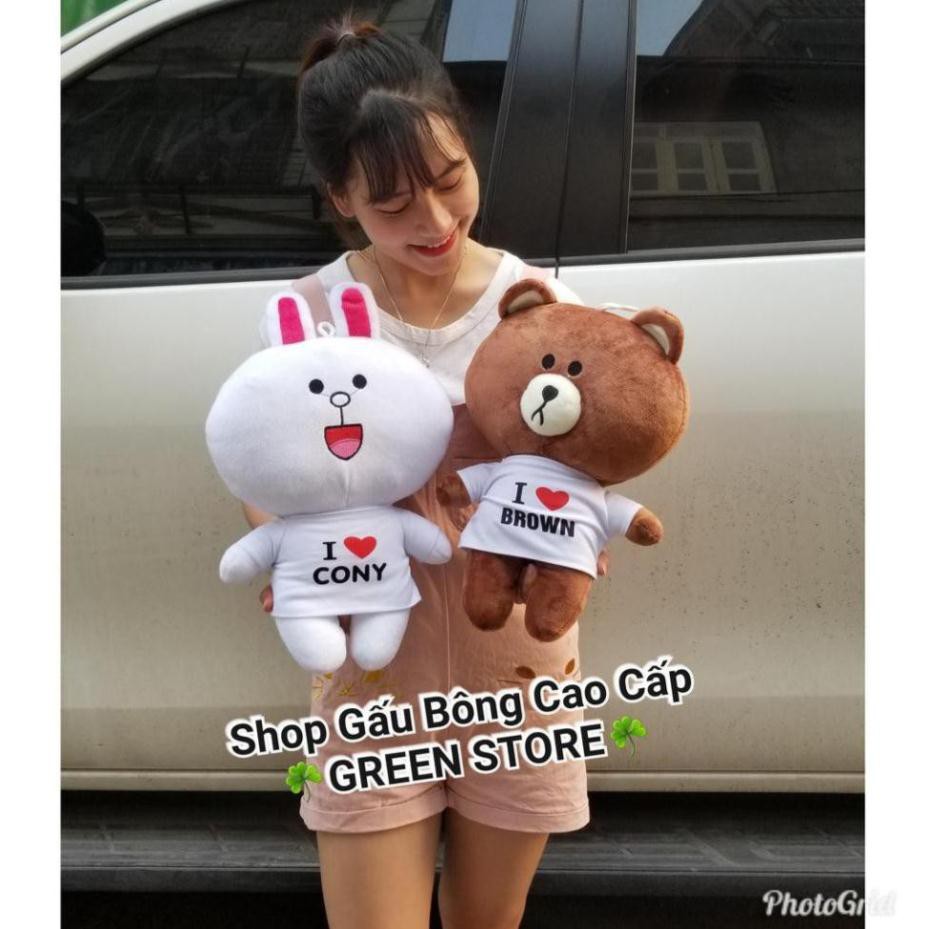 Gấu Bông Brown or Gấu Bông thỏ cony size 70cm HÀNG CAO CẤP ( RẺ VÔ ĐỊCH)