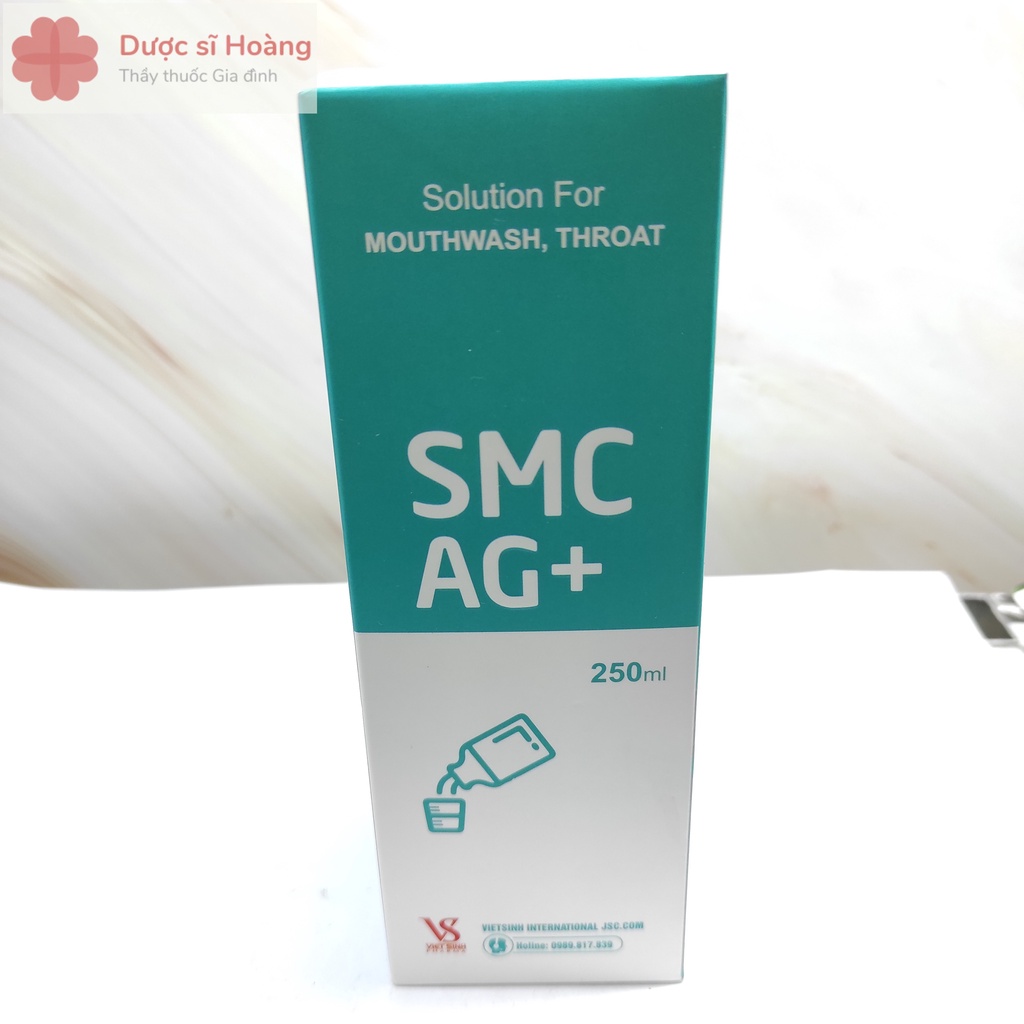 Nước Súc Miệng SMC AG+ 250ml - Vệ Sinh Răng Miệng Hiệu Quả