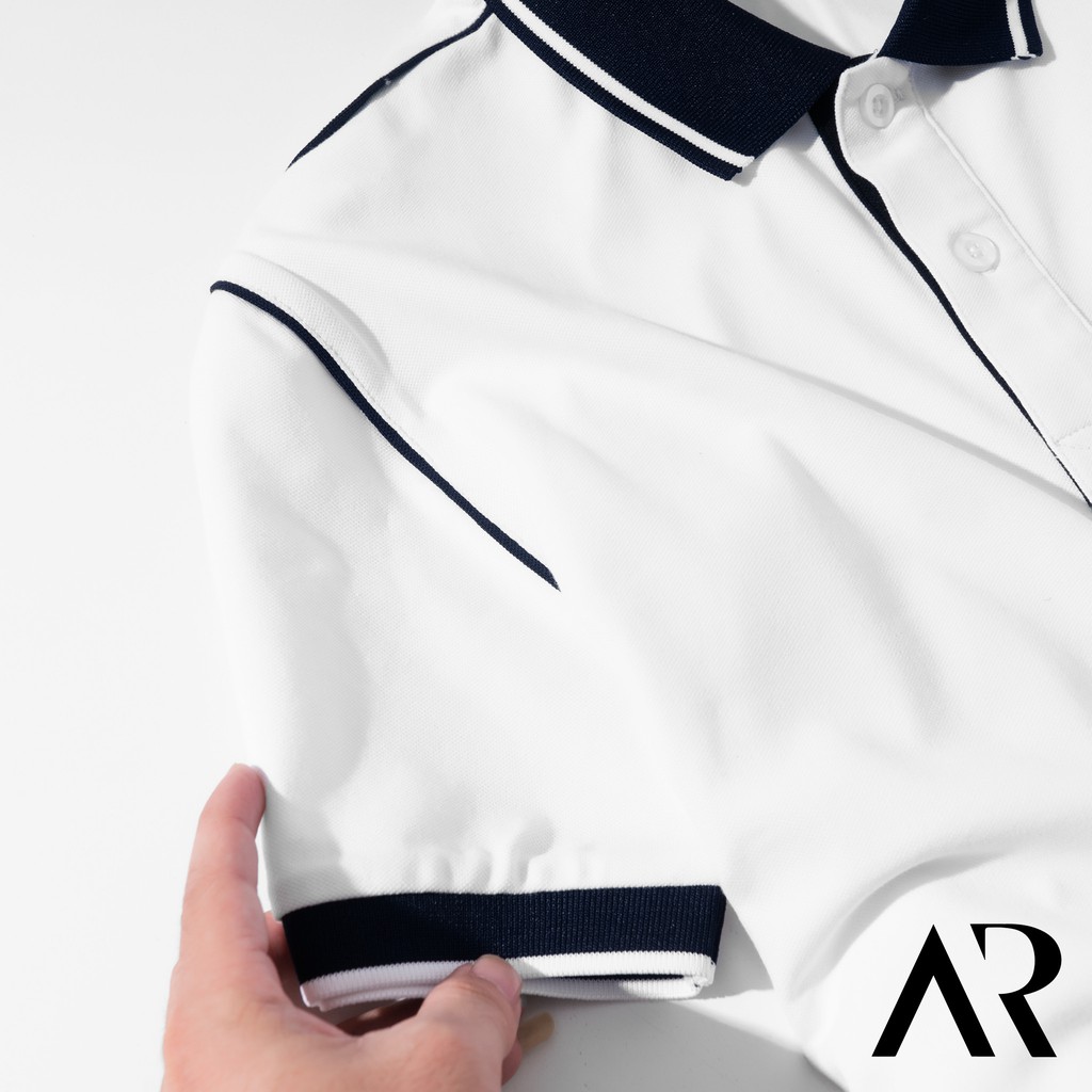Áo polo nam phối cổ trụ thun cao cấp from chuẩn, thiết kế phong cách sang trọng,AREMI APL0027 | BigBuy360 - bigbuy360.vn