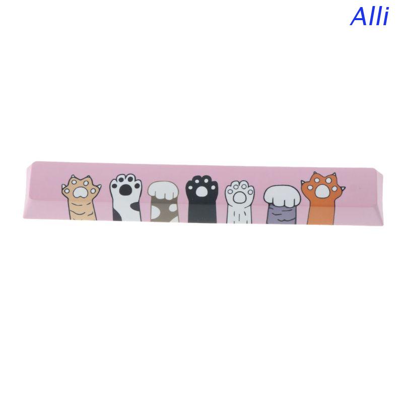 Nắp phím Space thay thế PBT năm mặt nhuộm màu 6.25U cho bàn phím cơ