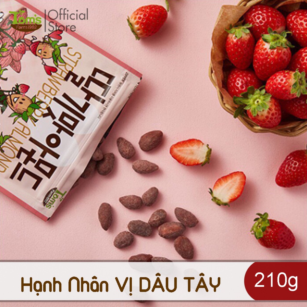 Hạnh Nhân HBAF Vị Dâu Tây - gói 210g