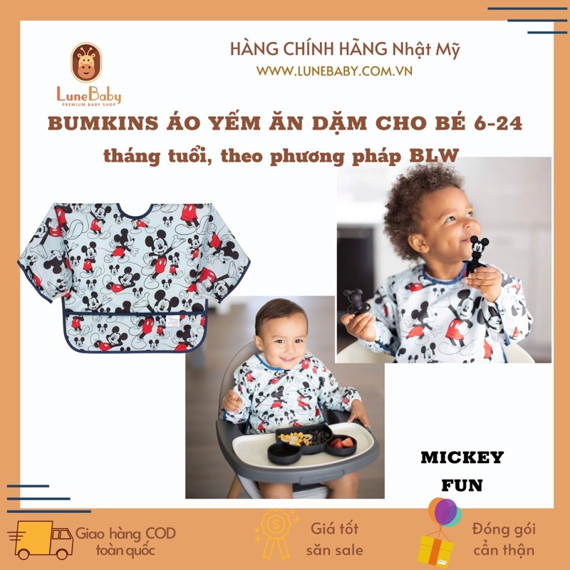 Áo yếm Bumkins cho bé ăn dặm BLW