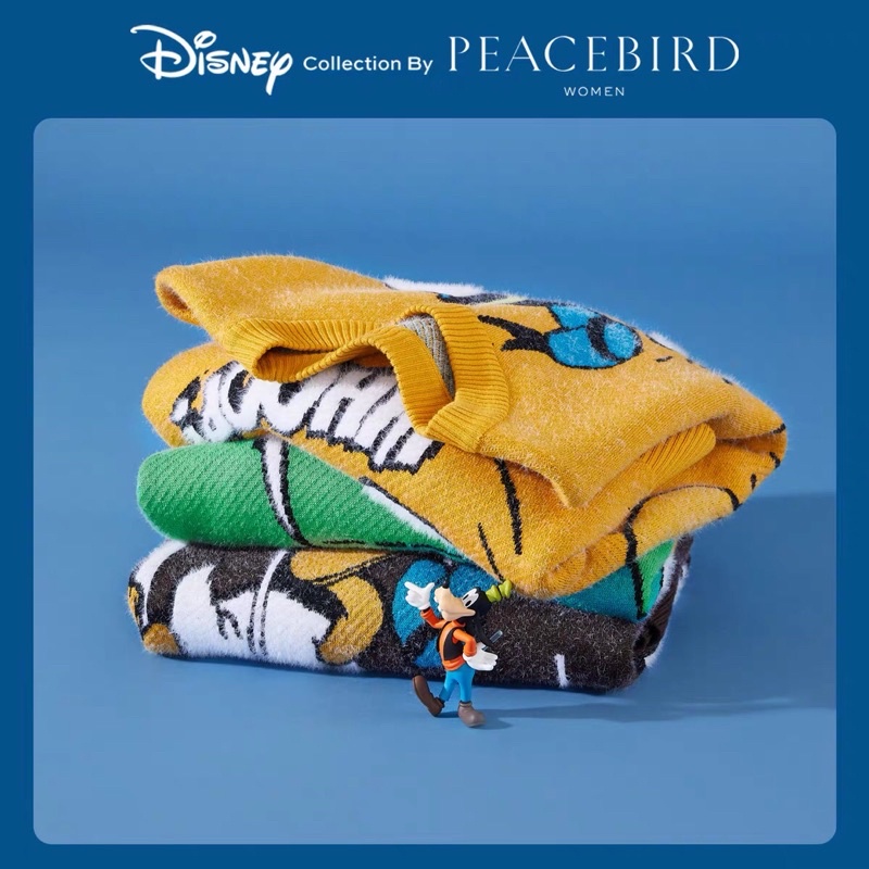 Áo len lông thỏ nâu Peacebird