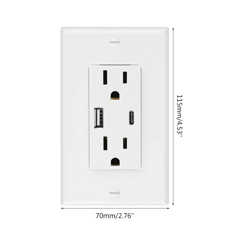 Ổ Cắm Điện US Type C Tốc Độ Cao Tiện Dụng